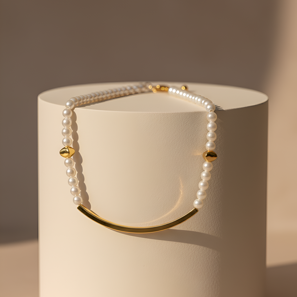 Eternity Pearl Necklace