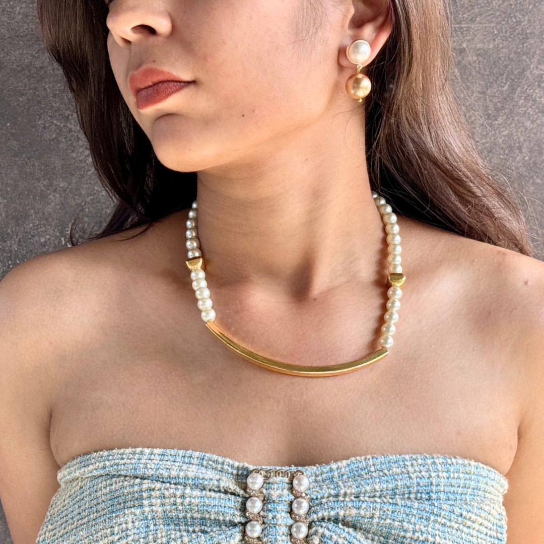 Eternity Pearl Necklace