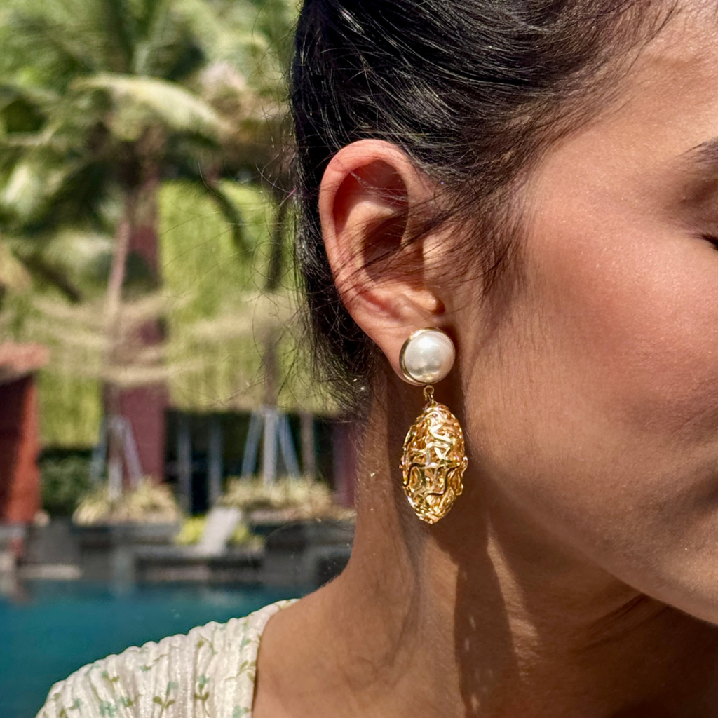 Pearl Glam Earrings