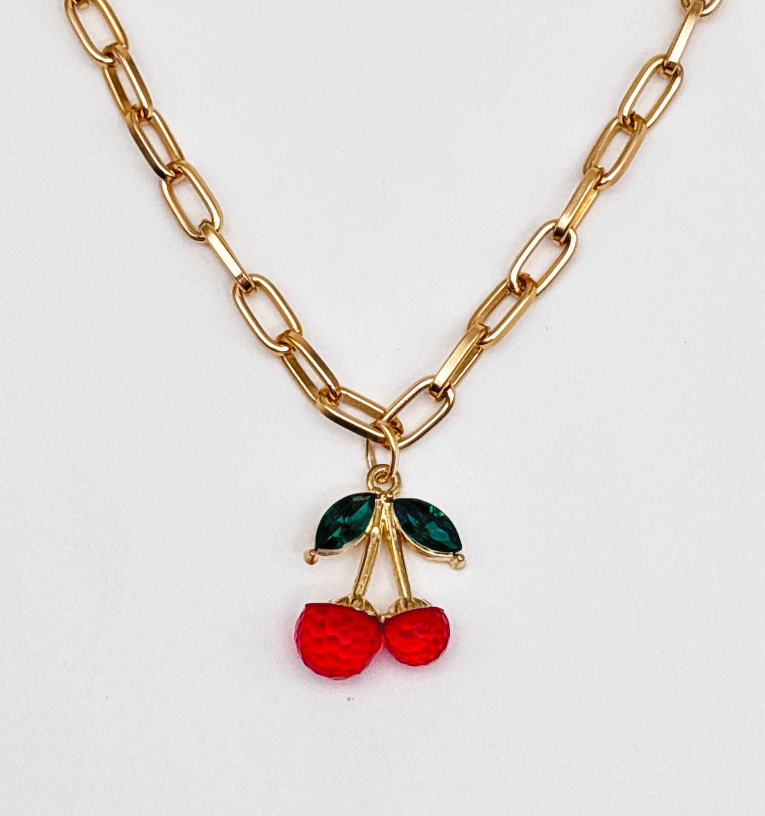 Image of Kids Little cherries Pendant Necklace