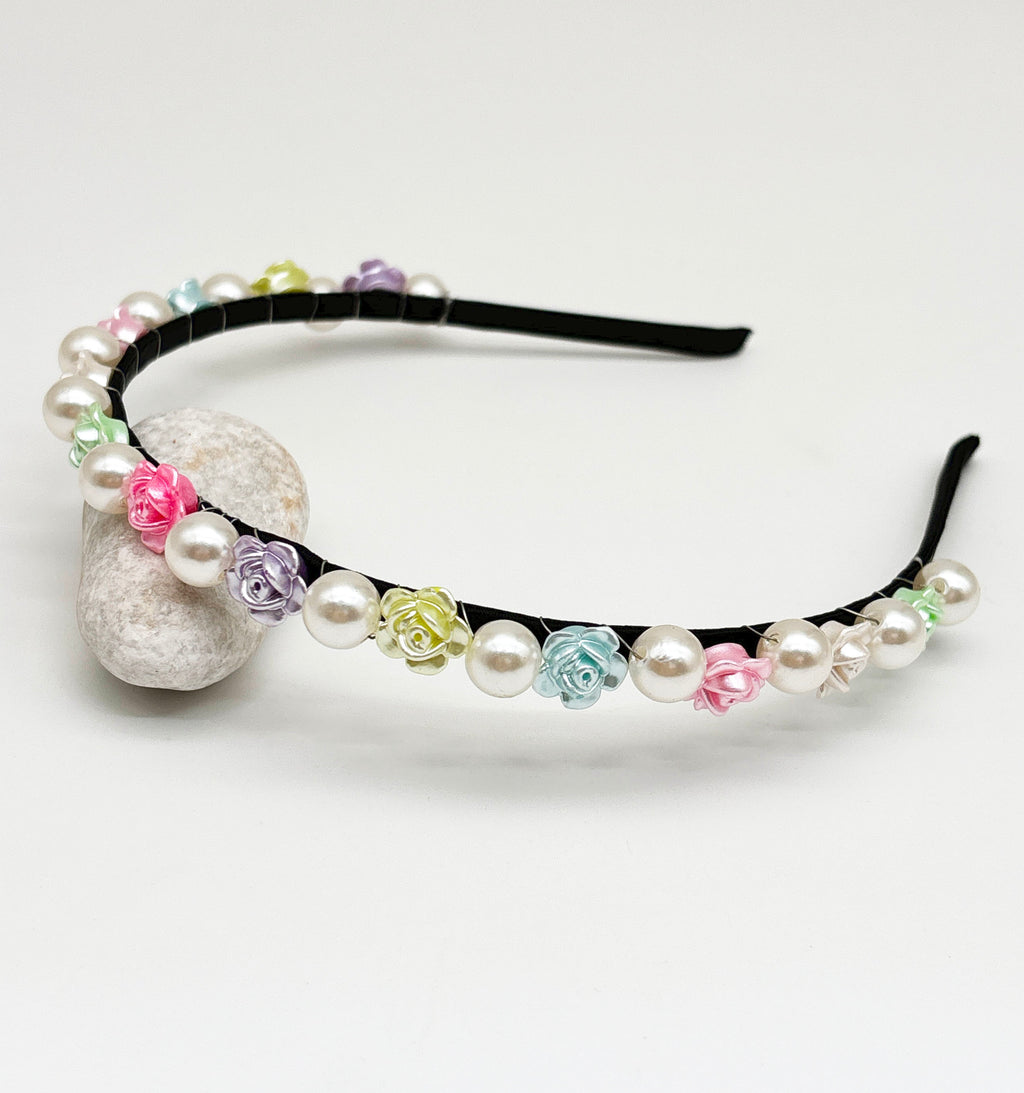 Kids Butterfly Charm Beaded Necklace & Braclet Set