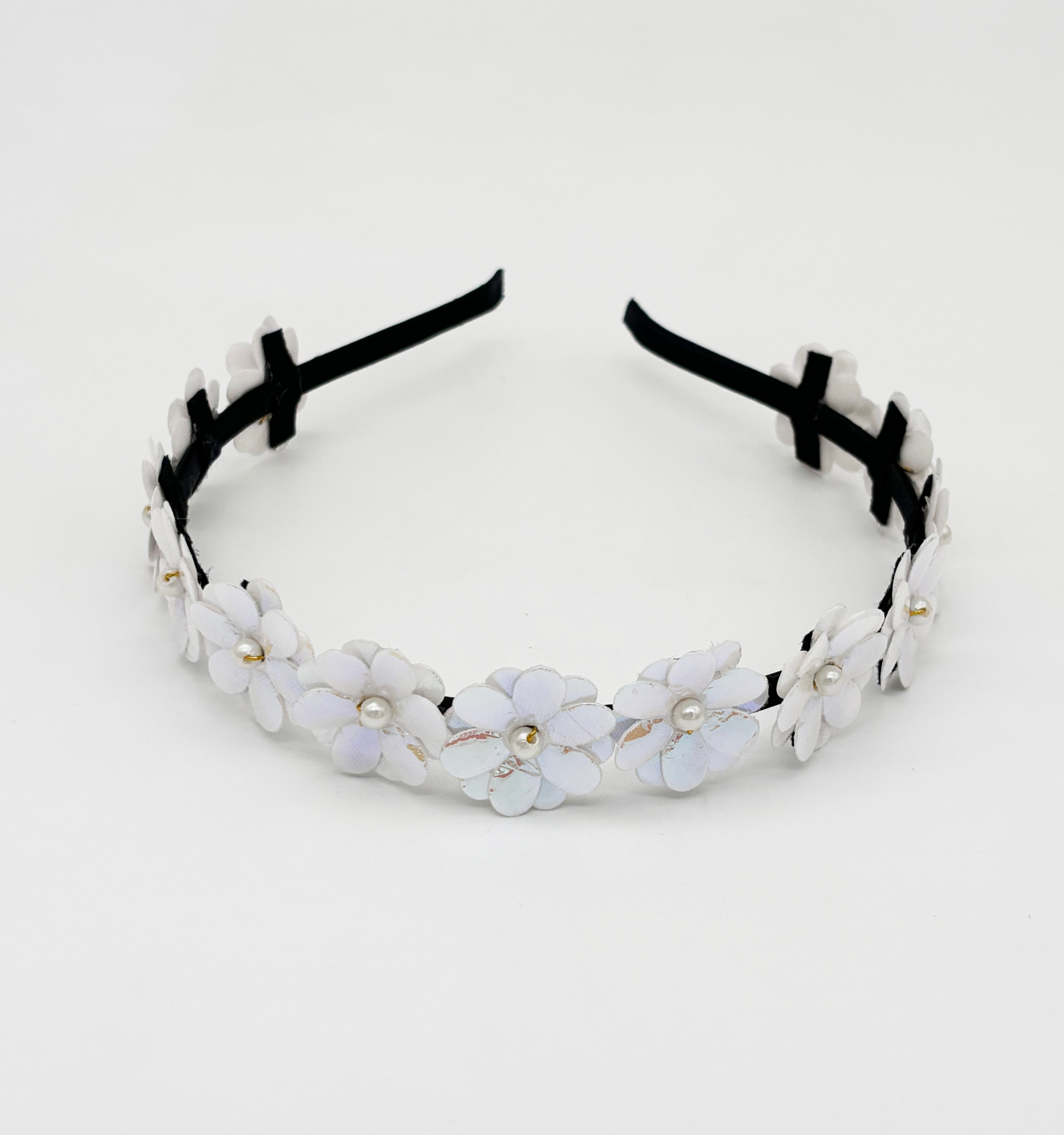 Gift Set Of Tiara Headband, Dangling Pearl Clips, 2 Pairs Pearl Hair Clips & Clip On Earrings