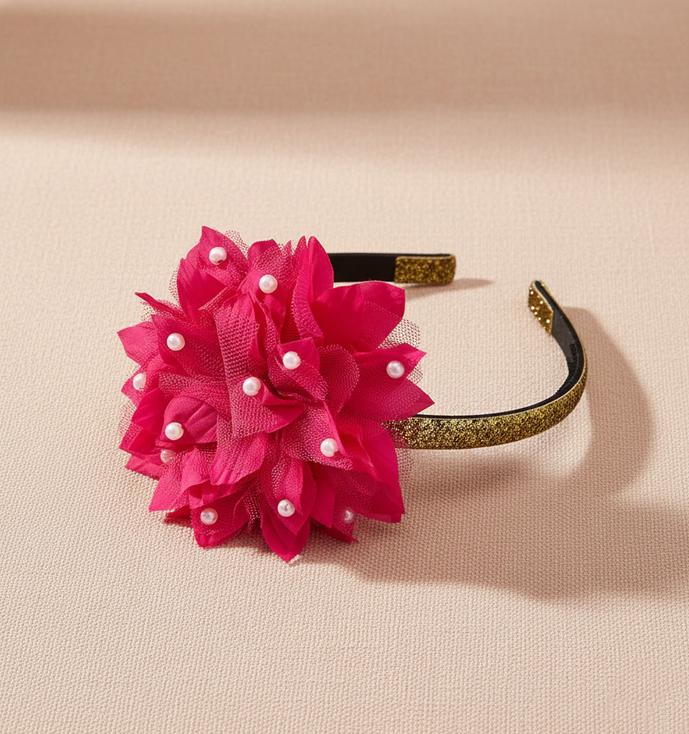 Flower Power Pearly Headband