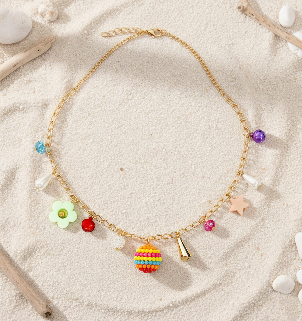 Kids Multi Charms Necklace