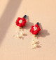 Kids Pearl Dangle Flower Clips