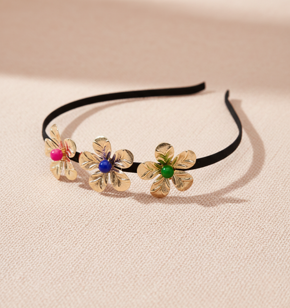 Flower Garden Hairband - Multicolor