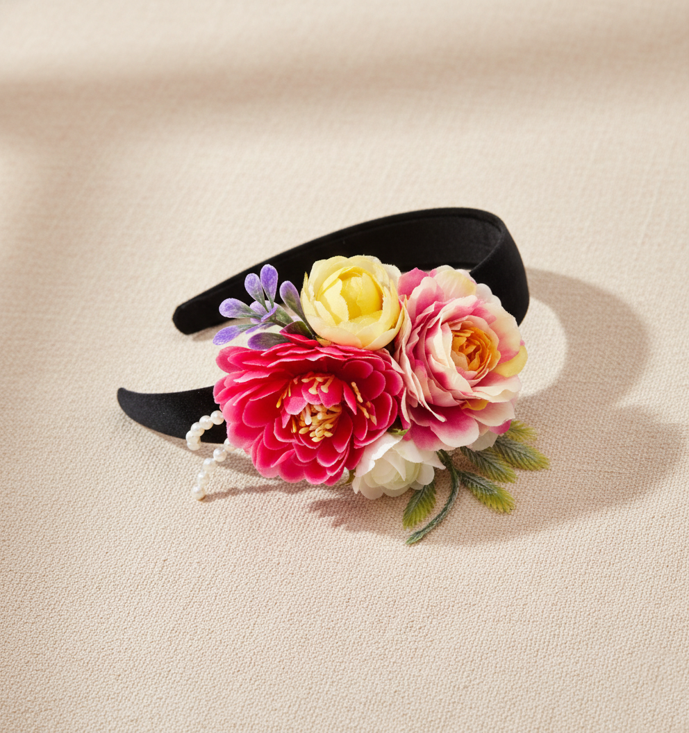 Kids Floral Bouquet Hairband