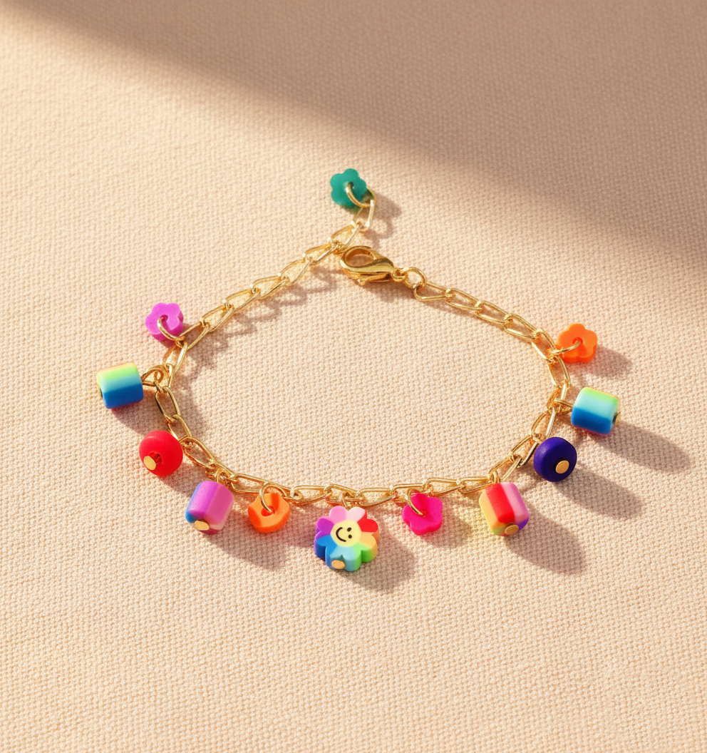 Rainbow Charms Bracelet
