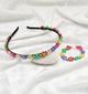 Kids Star Beaded Hair Band & Bracelet Set- Multicoloured