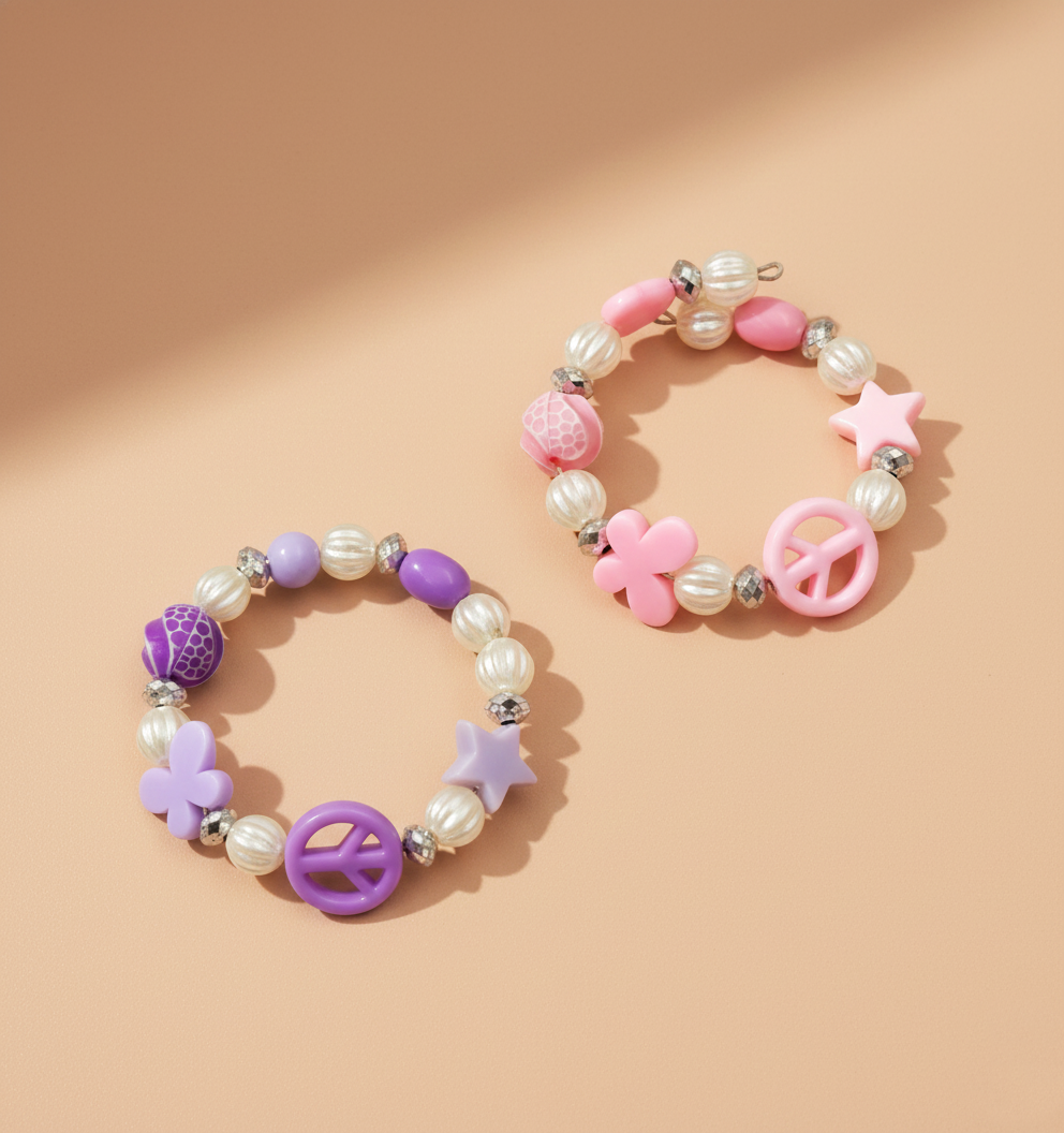 Kids Beaded Charms Bracelet