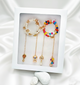 Gift Set Of Festive 4 Maang Teekas, 2 Pairs of Bracelets