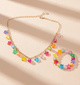 Kids Stars & Beads Embellished Necklace & Bracelet Set