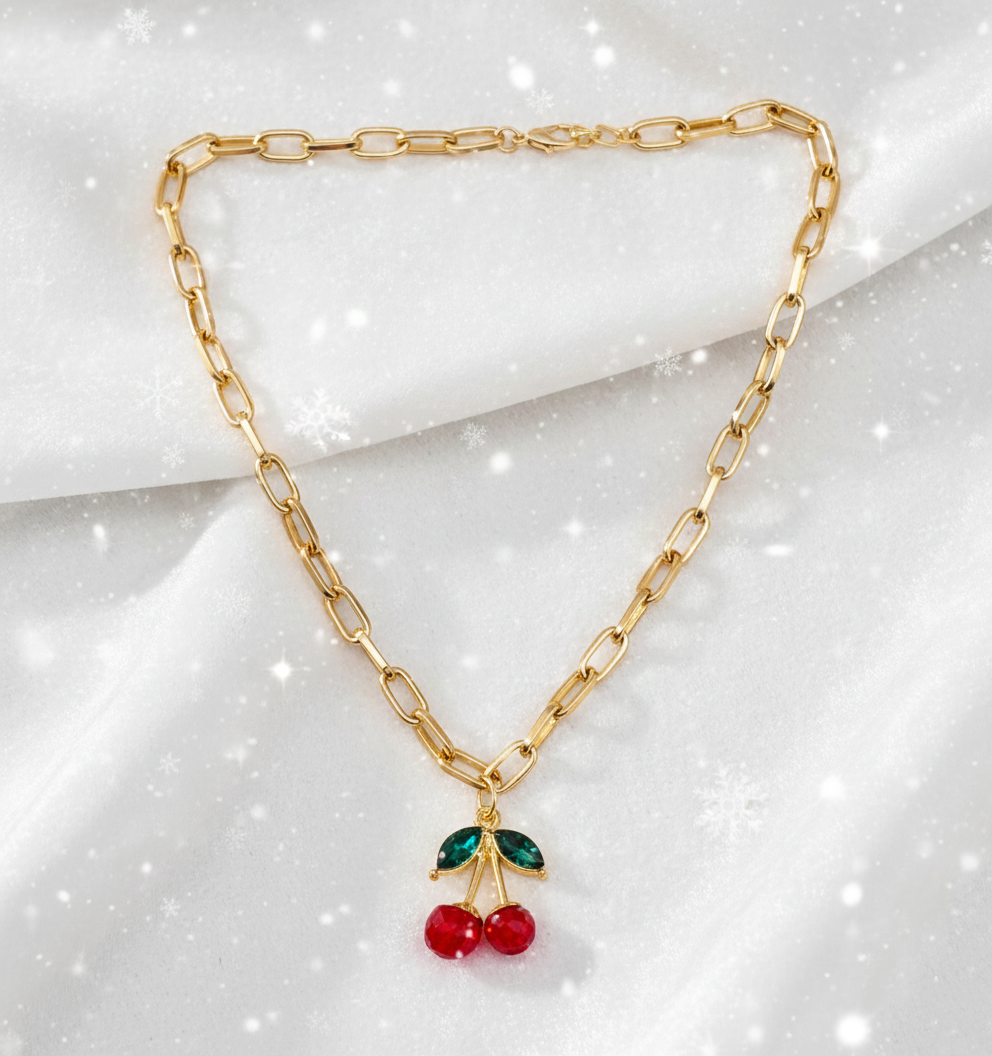 Kids Little cherries Pendant Necklace