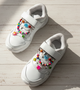 Kids Rainbow Beaded Chain & Shoe Charms Set (with Velcro)