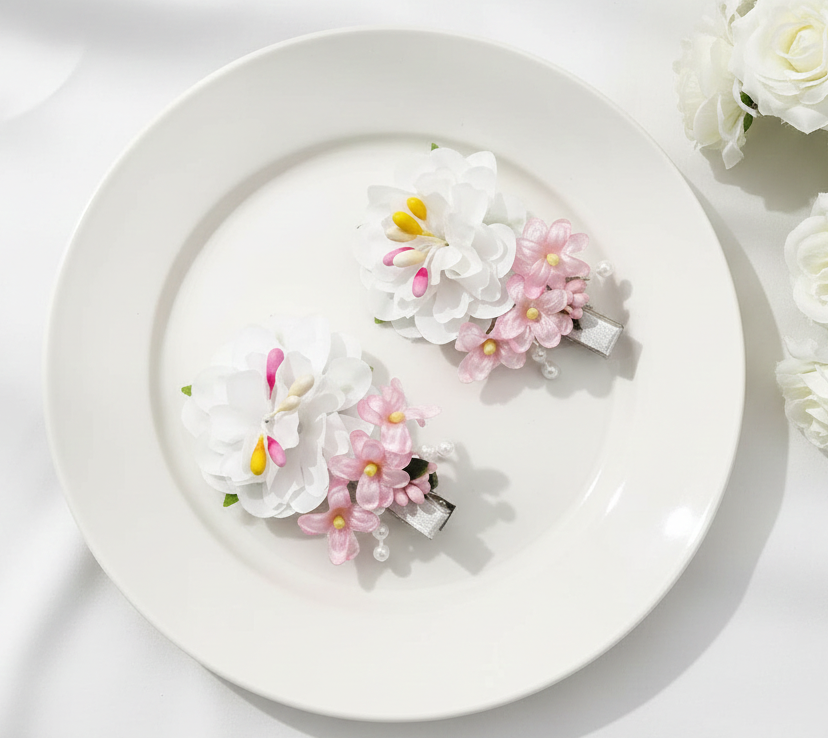 Kids Flower Garden Hair Clips