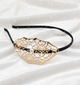Kids Gold Applique Pearl Detailed Hair Band