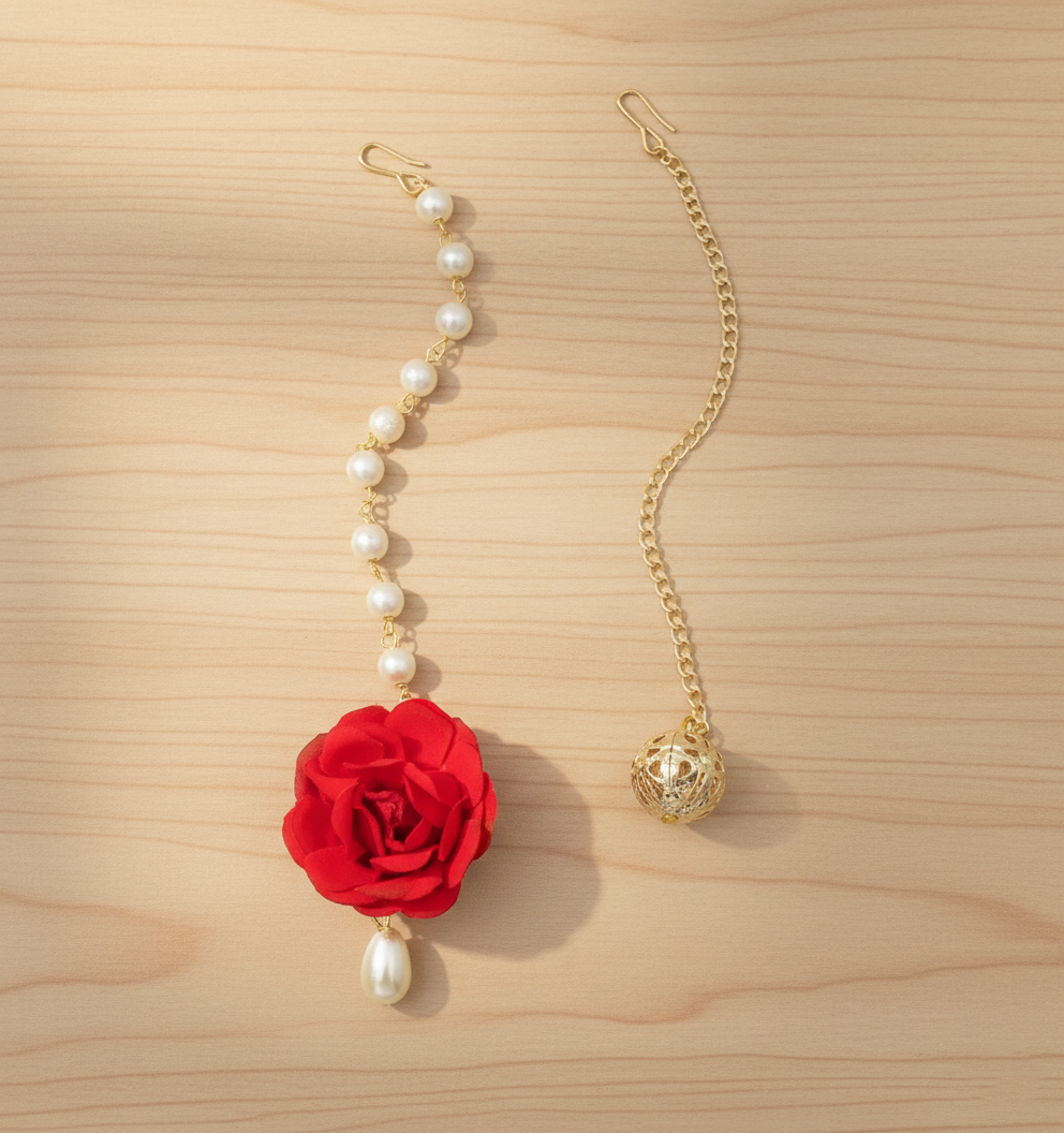 Set Of 2 Aura Maang Teeka