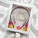 Kids Gift Set of Peal Roses Hair Band & 2 Bracelet Sets, 2 Pairs of Pearl & Floral Clips, 1 Finger Ring