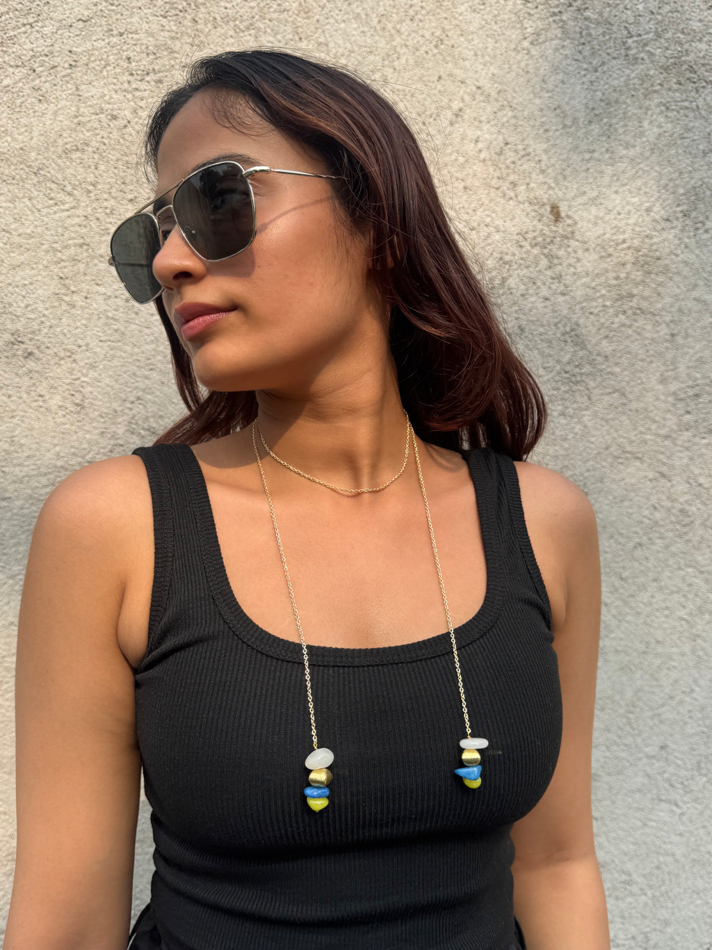 Topical Lariat Necklace