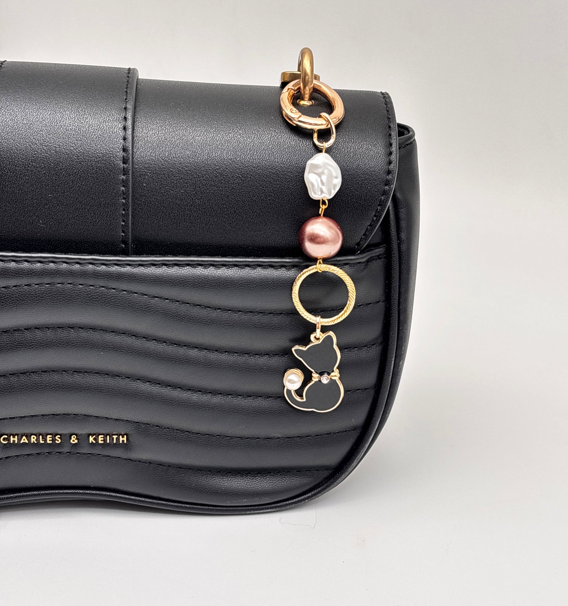 Little Kitty Charm Detailed Bag Charm