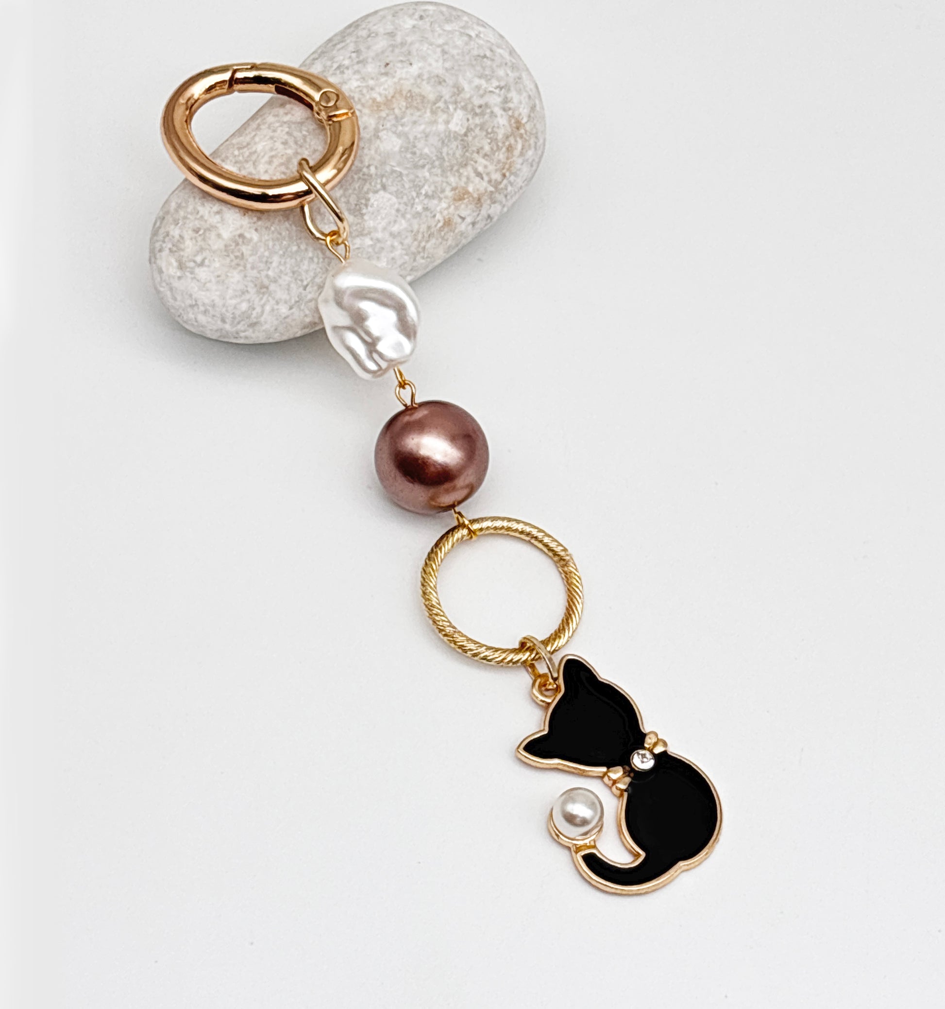 Little Kitty Charm Detailed Bag Charm