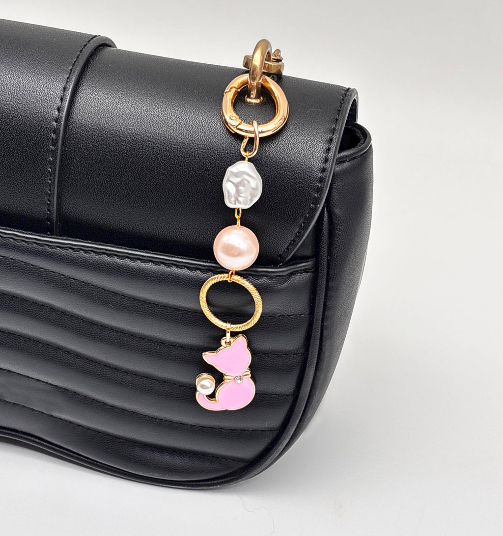 Little Kitty Charm Deatailed Bag Charm