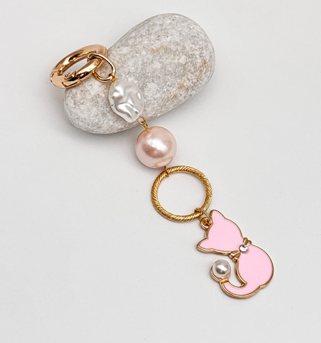 Little Kitty Charm Deatailed Bag Charm