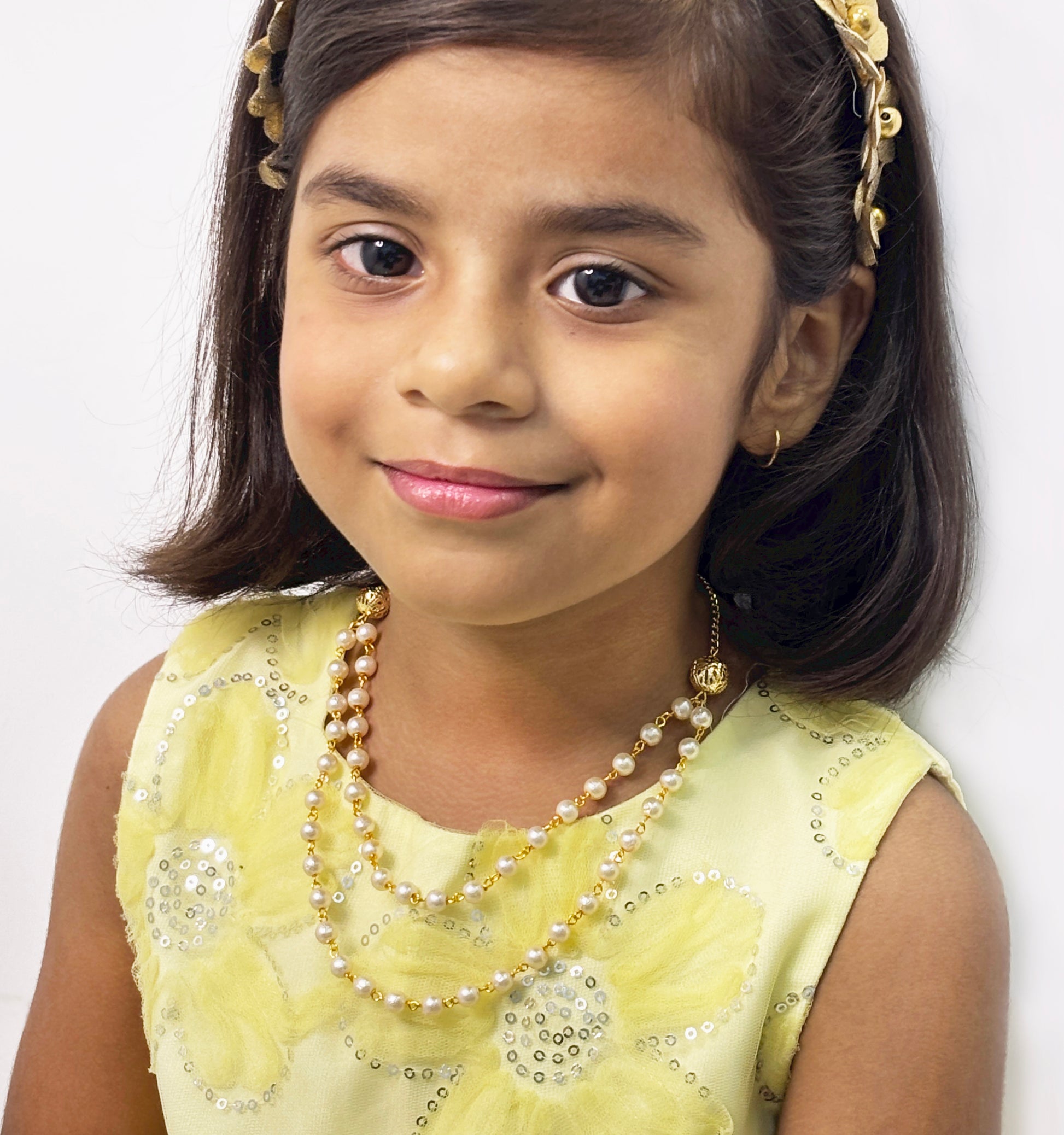 Pearls Beaded Layered Necklace