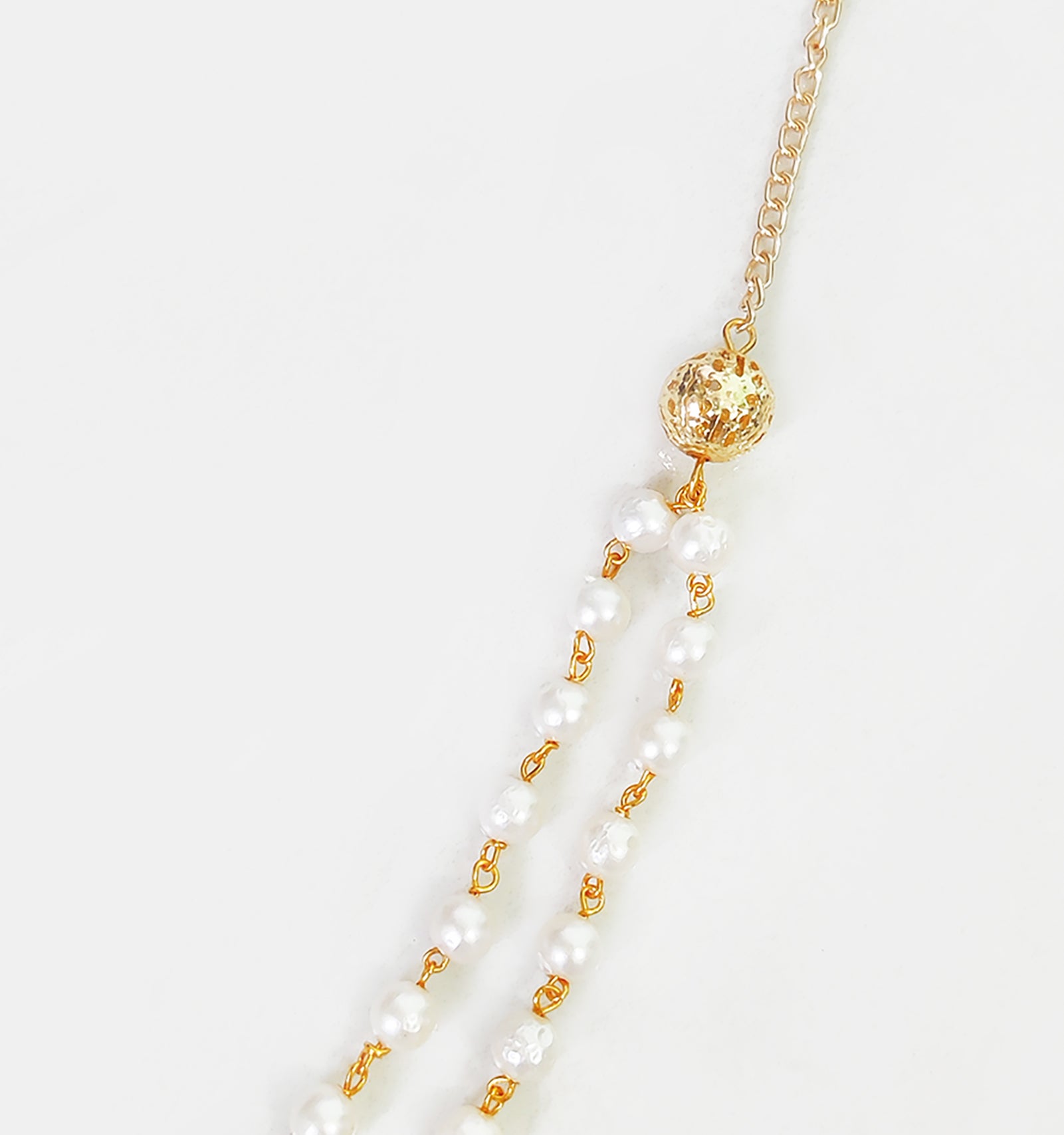 Pearls Beaded Layered Necklace