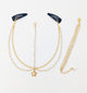 Kids Flower Head Chain & Bracelet Set