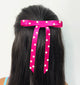 Kids Bow Clip - Dark Pink
