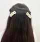 Kids Floral Clips - Off white