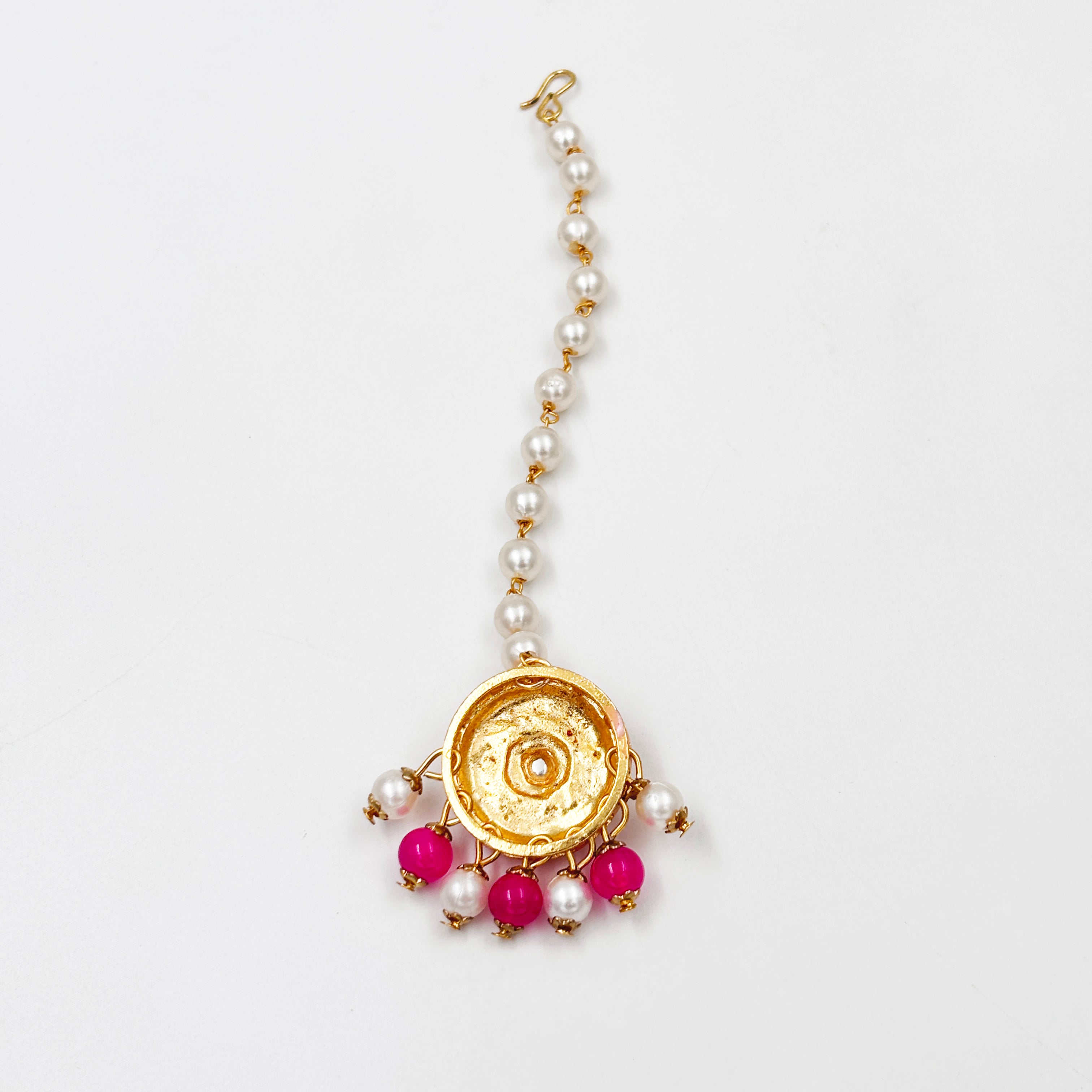 Kundan & Meenakari Maang Teeka