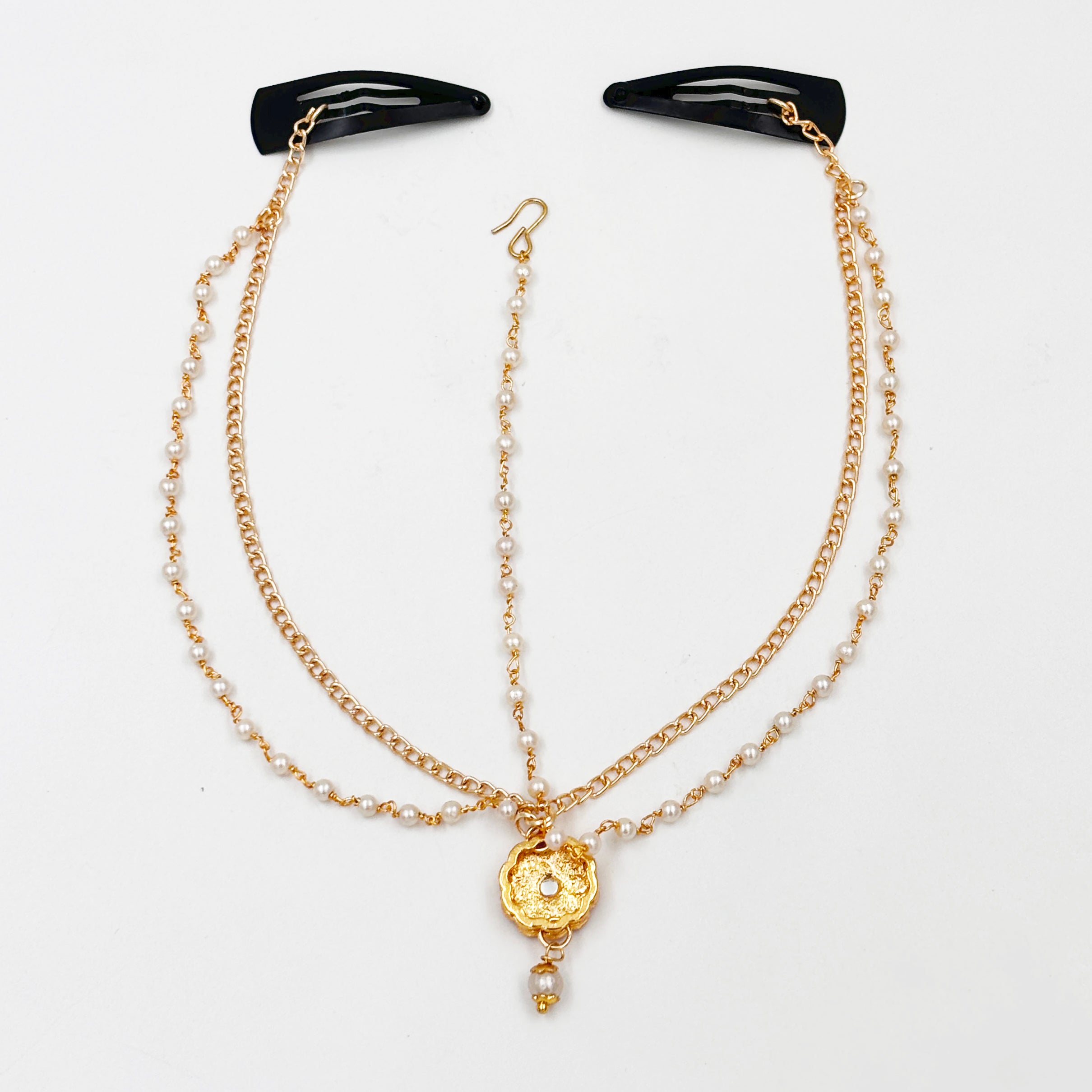 Image of Flower Meenakari Head Chain