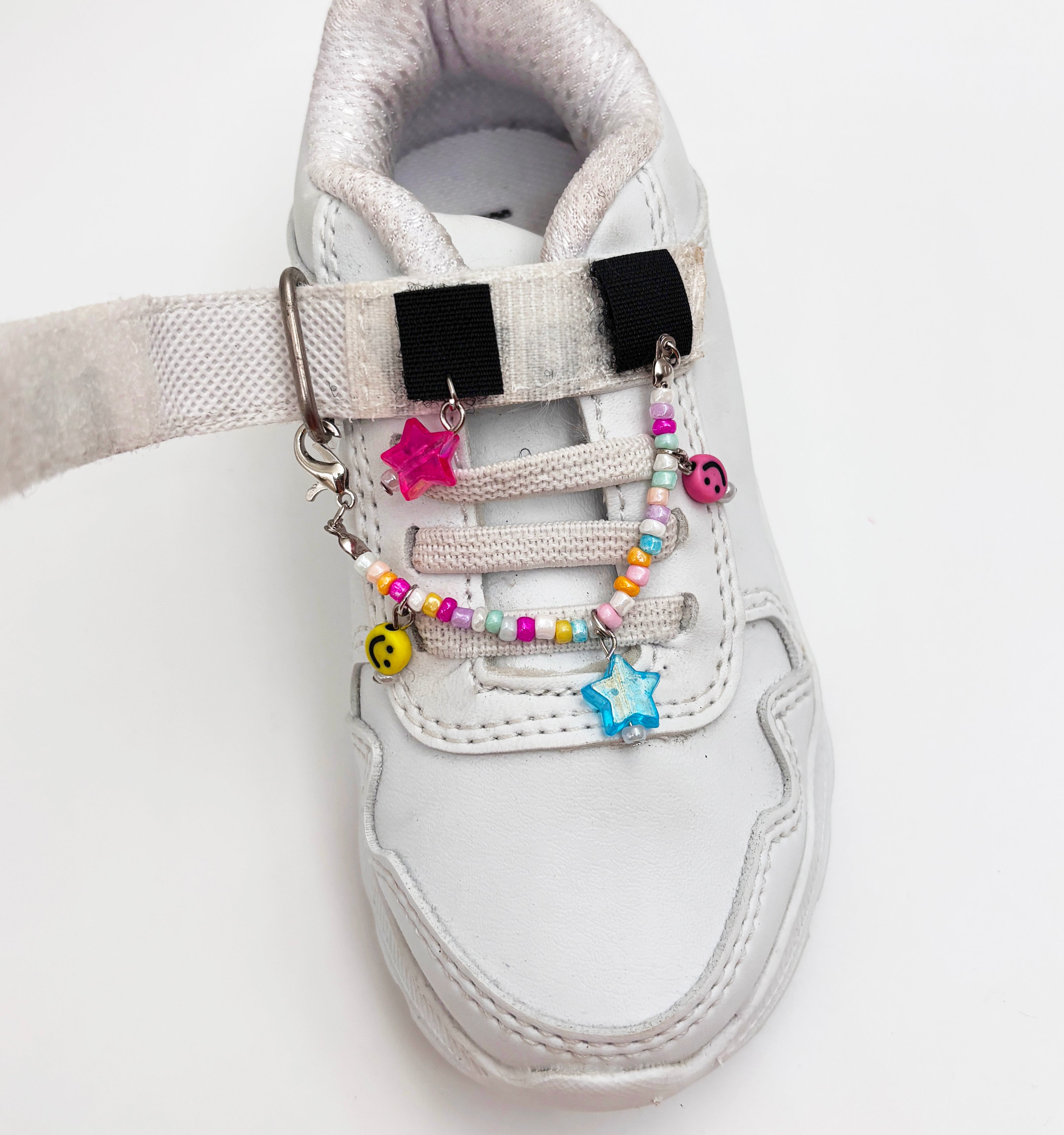 Beaded Chain & Shoe Charms Set (with Velcro)