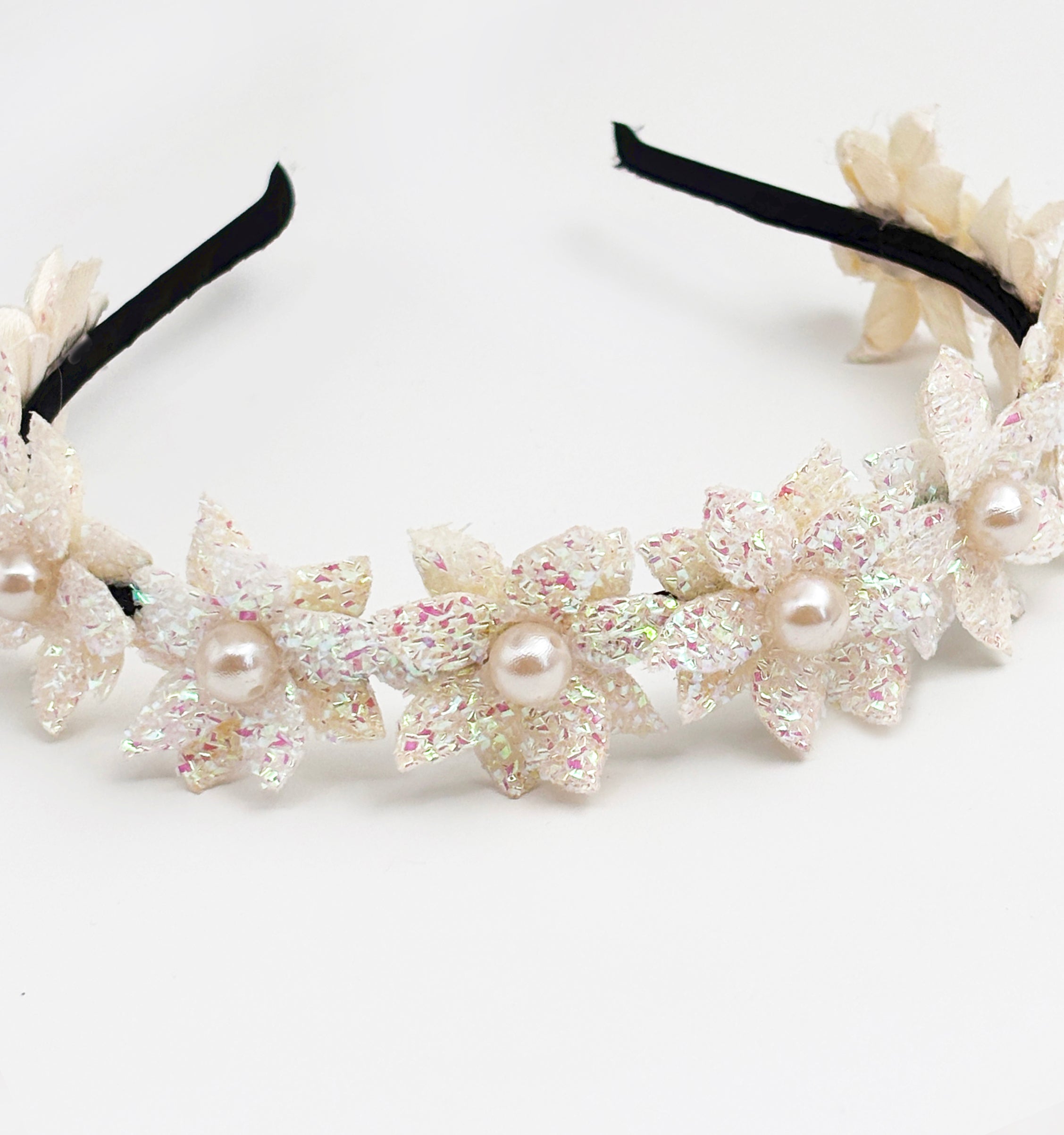 Shimmer Floral Tiara Hairband