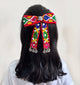 Kids Rangeeli Mirror & Dangling Coins  Bow Clip - Black & Multicolour