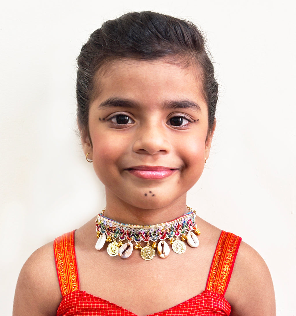 Charmed Choker Necklace- Multicolour