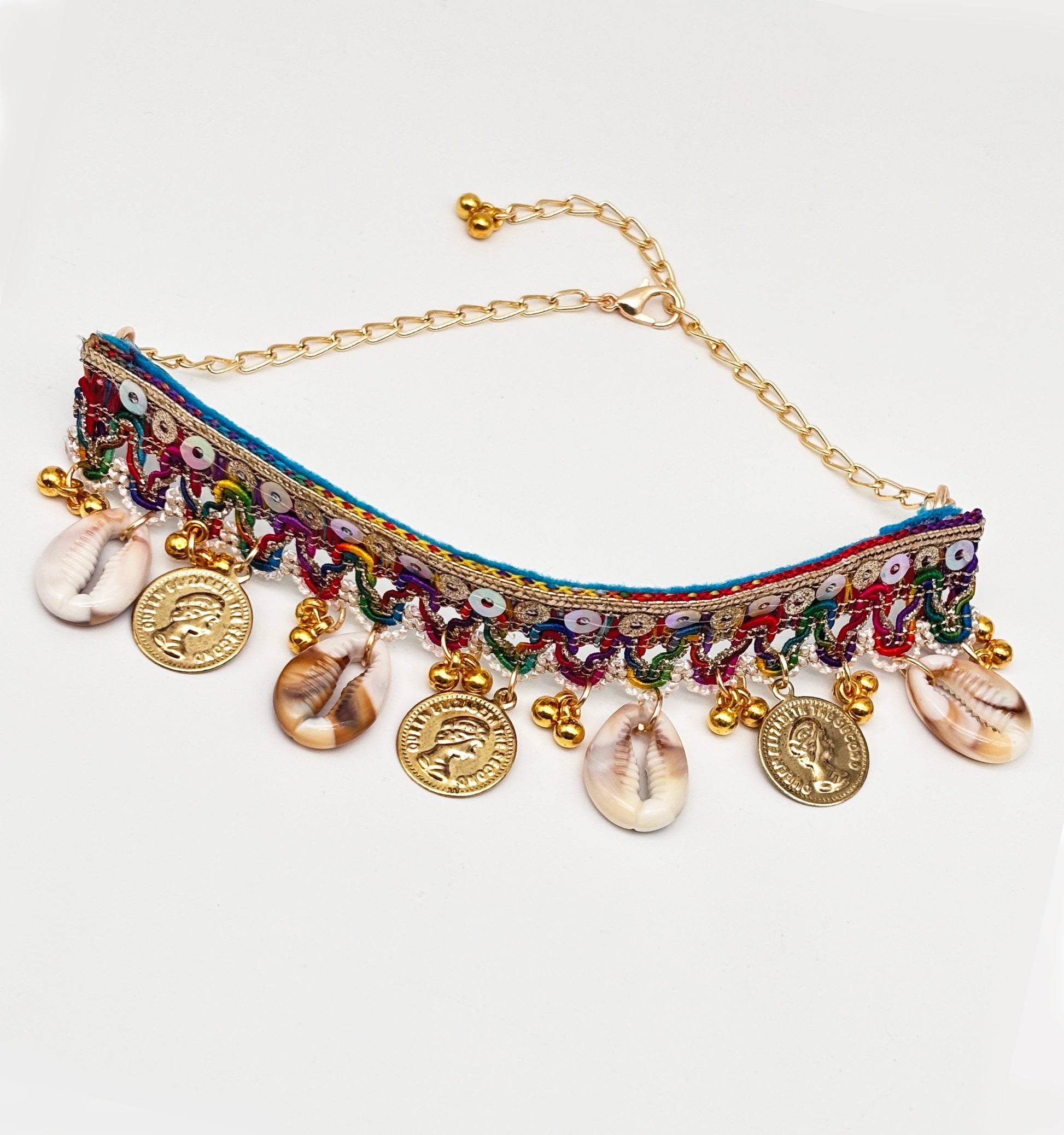Charmed Choker Necklace- Multicolour