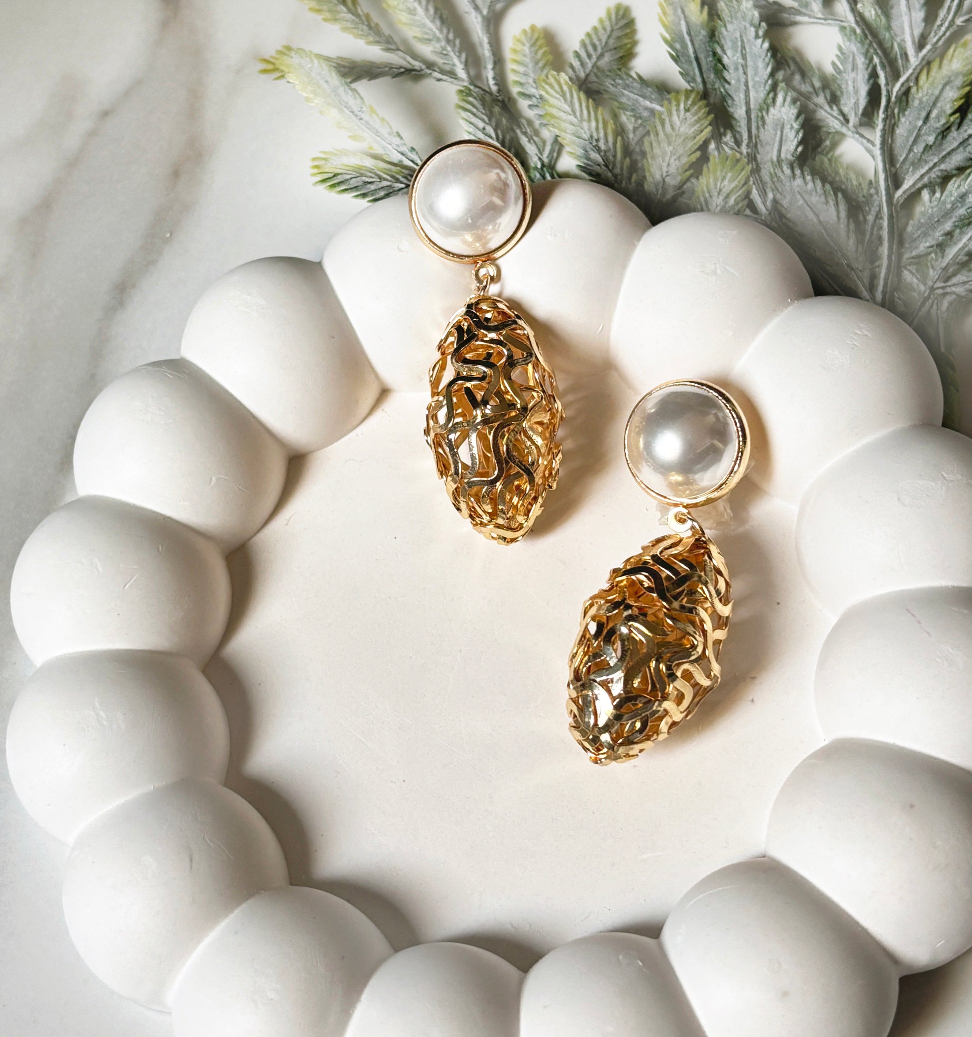 Pearl Glam Earrings