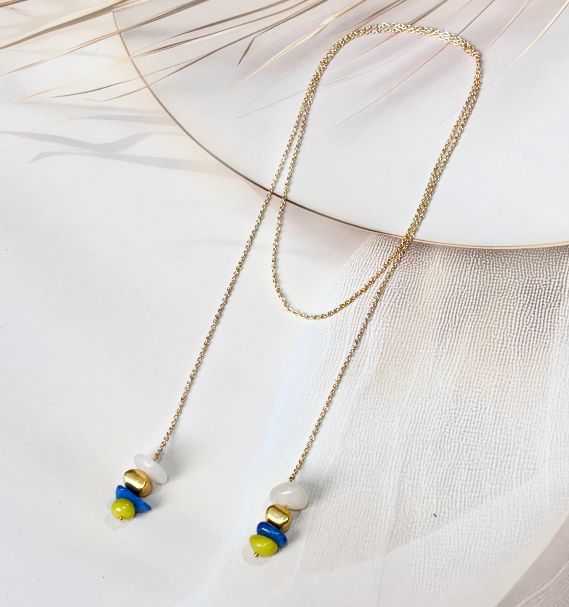 Topical Lariat Necklace