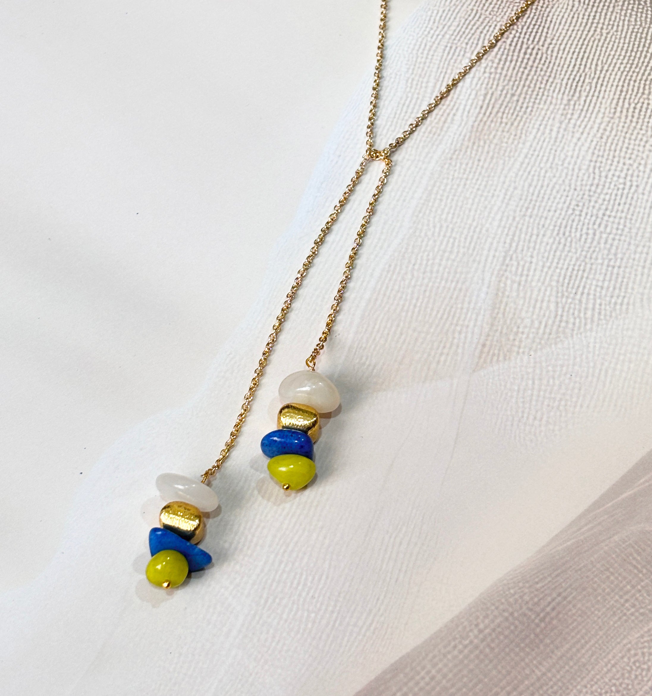 Topical Lariat Necklace