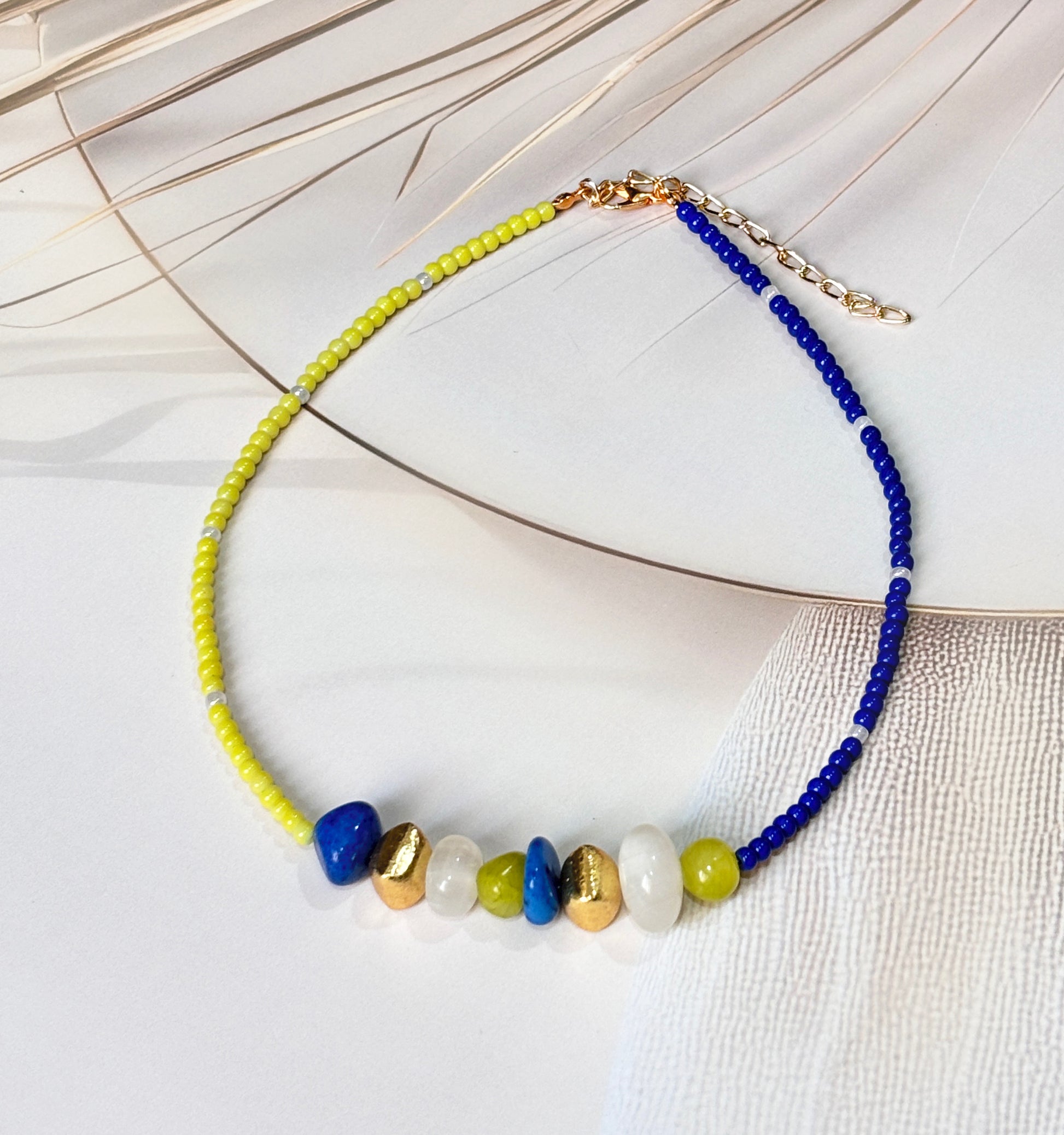 Tropical Beaded Choker