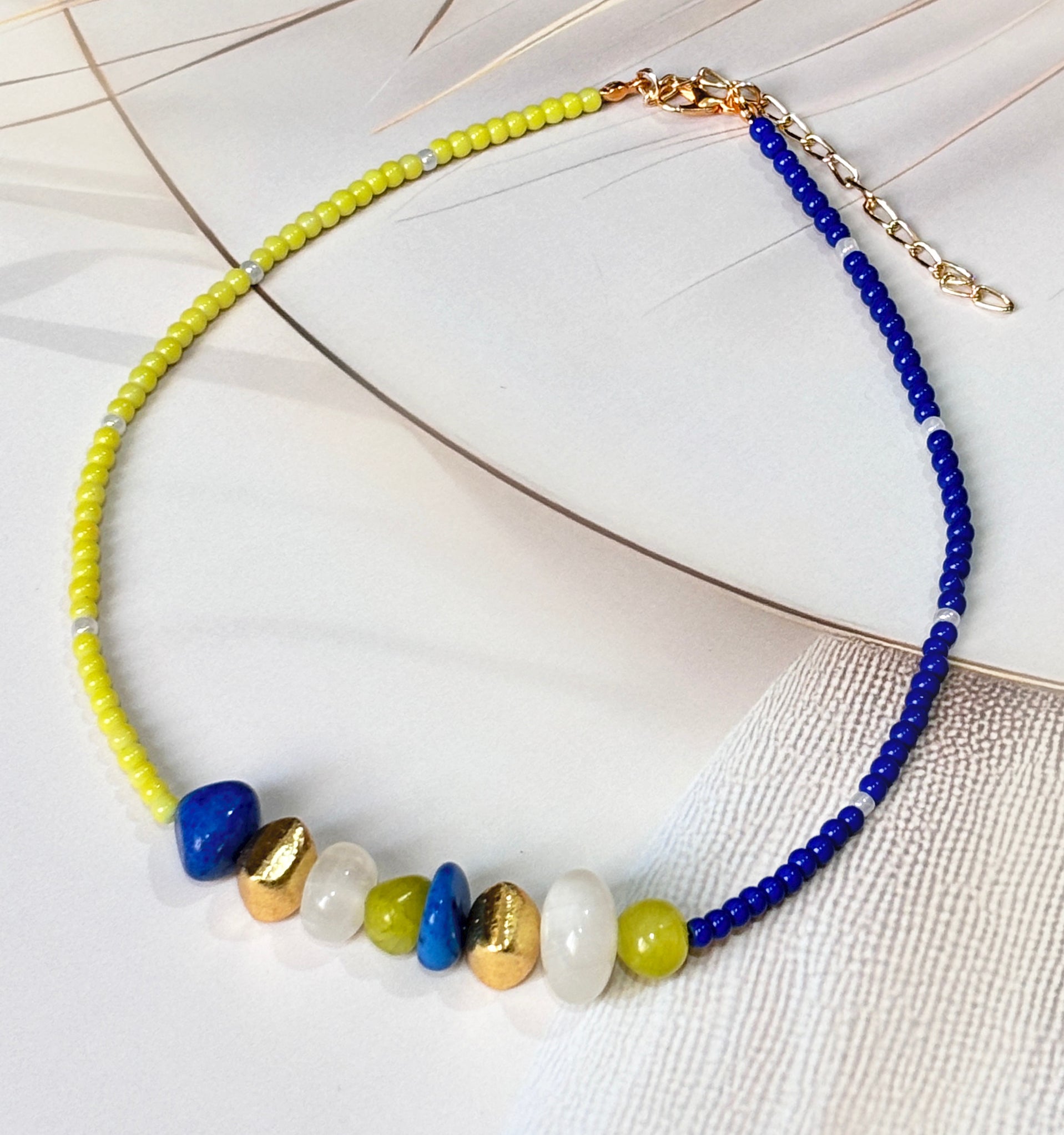 Tropical Beaded Choker