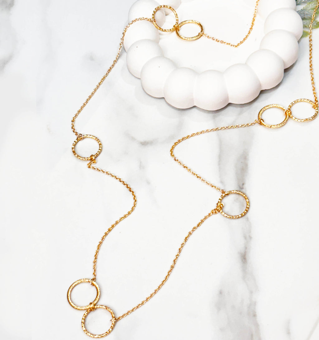Infinity Chain Necklace- Golden