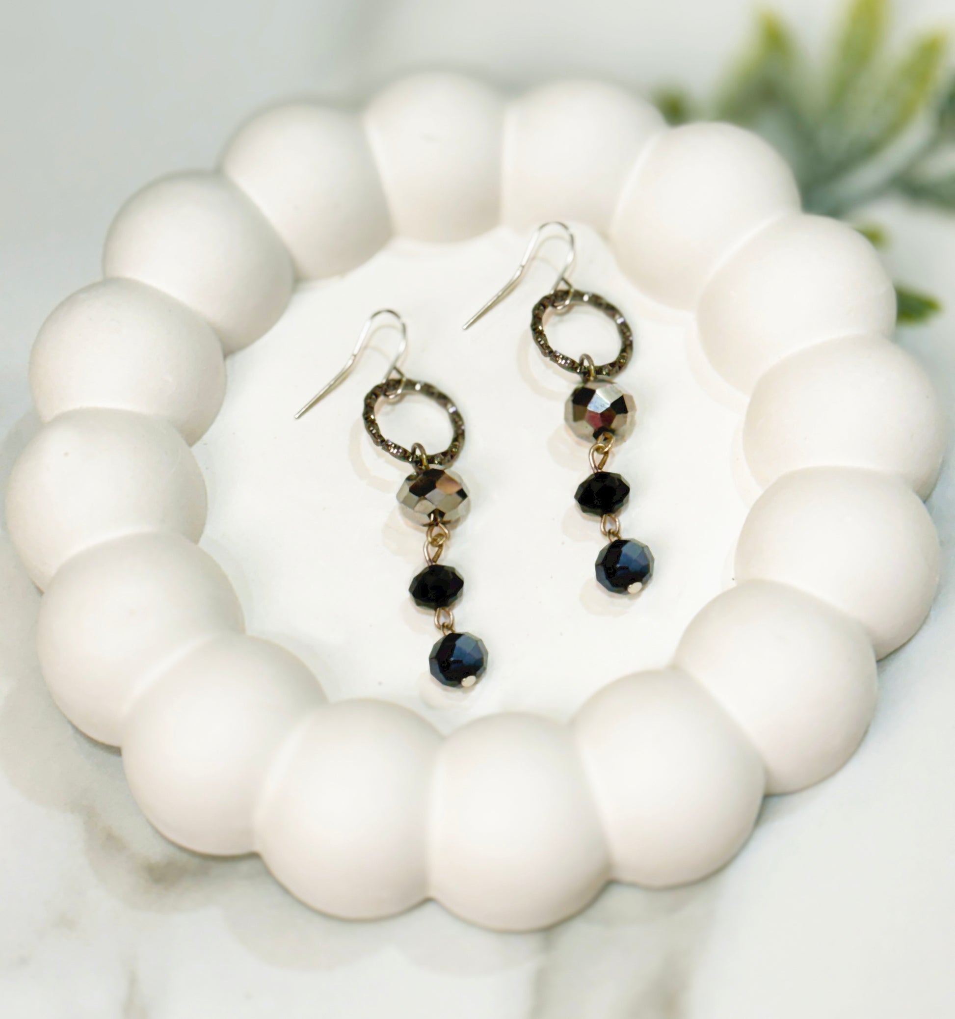 Starry Nights Crystal Dangle Earrings