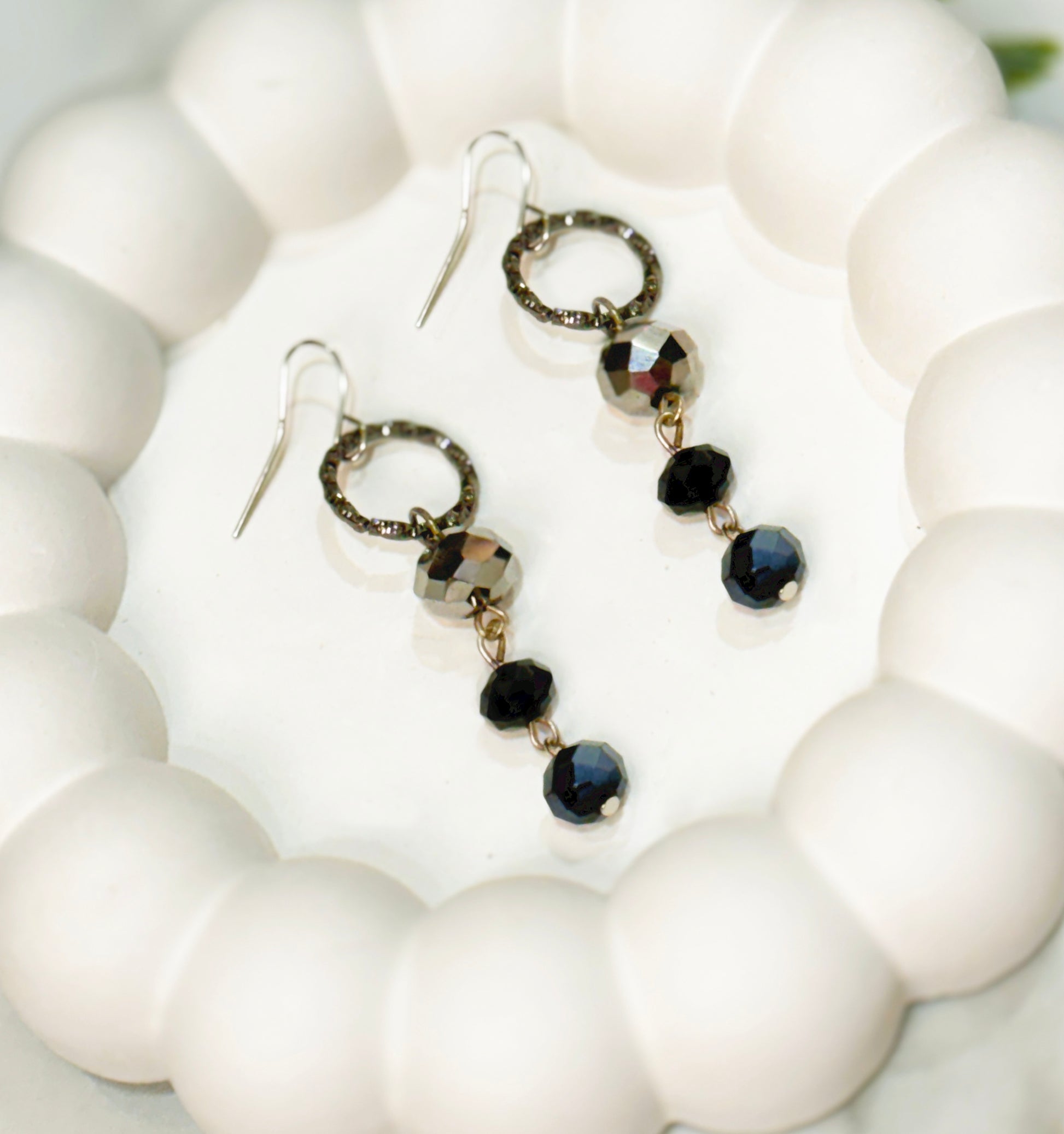Starry Nights Crystal Dangle Earrings