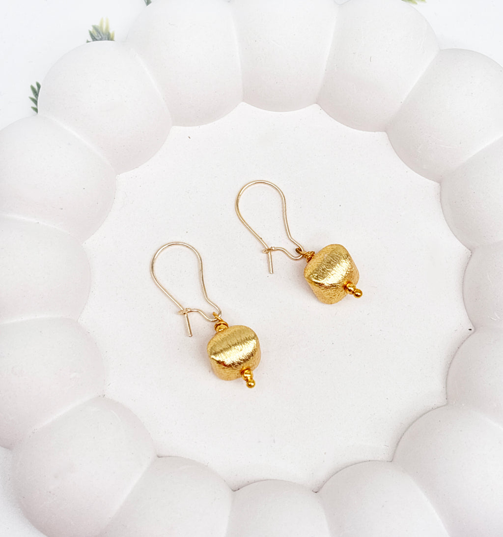 Golden Drop Earrings