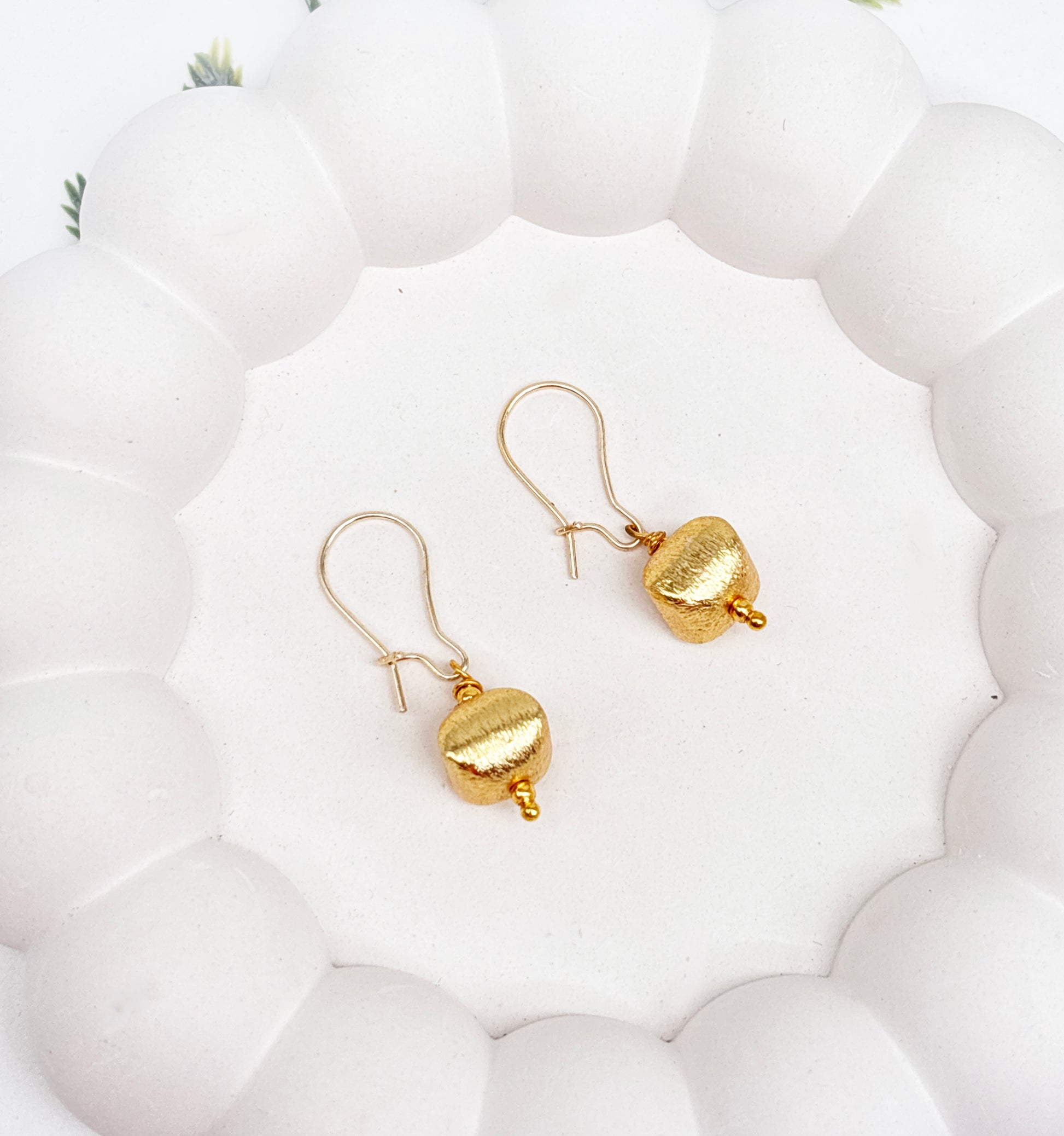 Golden Drop Earrings