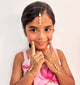 Kids Tarang Haath Phools & Maang Teeka Set - Golden